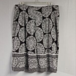 East 5th Geometric Print Skirt